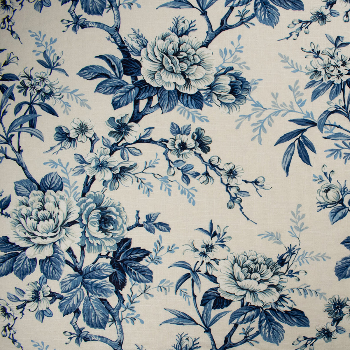 Versatile S5826 Indigo for upholstery, drapery, and decor accents.