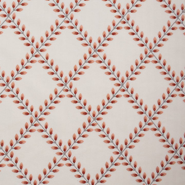 Greenhouse Fabrics S5857 Coral orange multipurpose fabric swatch