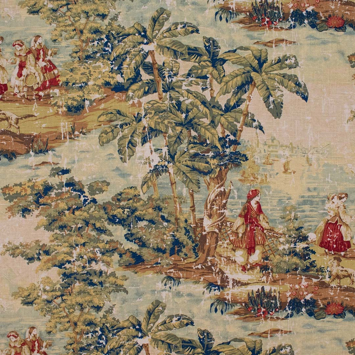 Fine detail of Greenhouse Fabrics upholstery fabric perfect for enhancing any space.