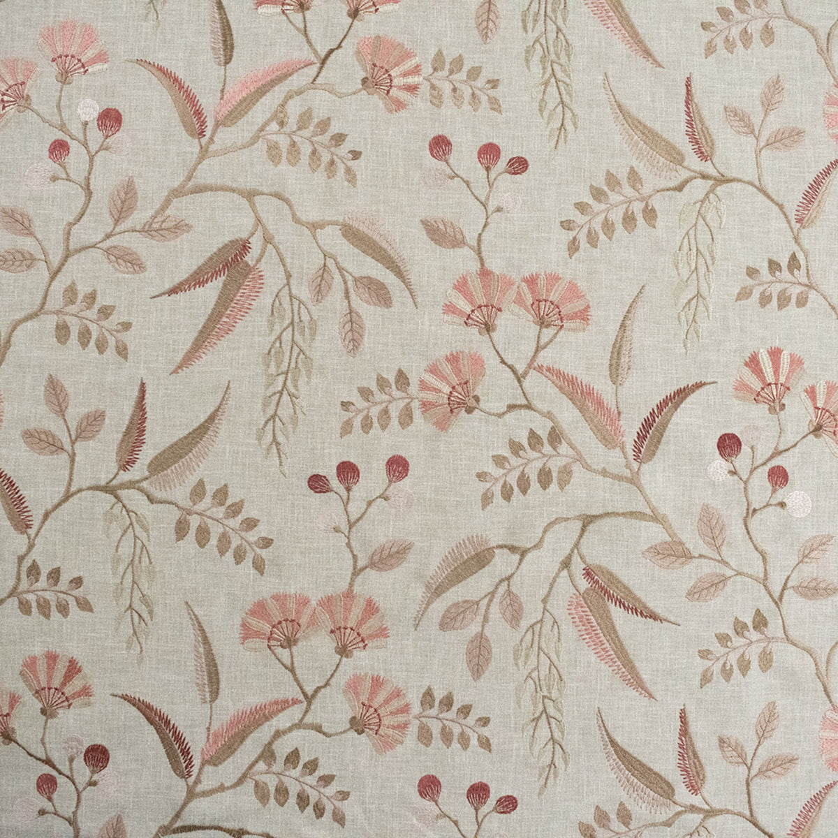Artistic presentation of Greenhouse Fabrics fabric suited for various interior styles.