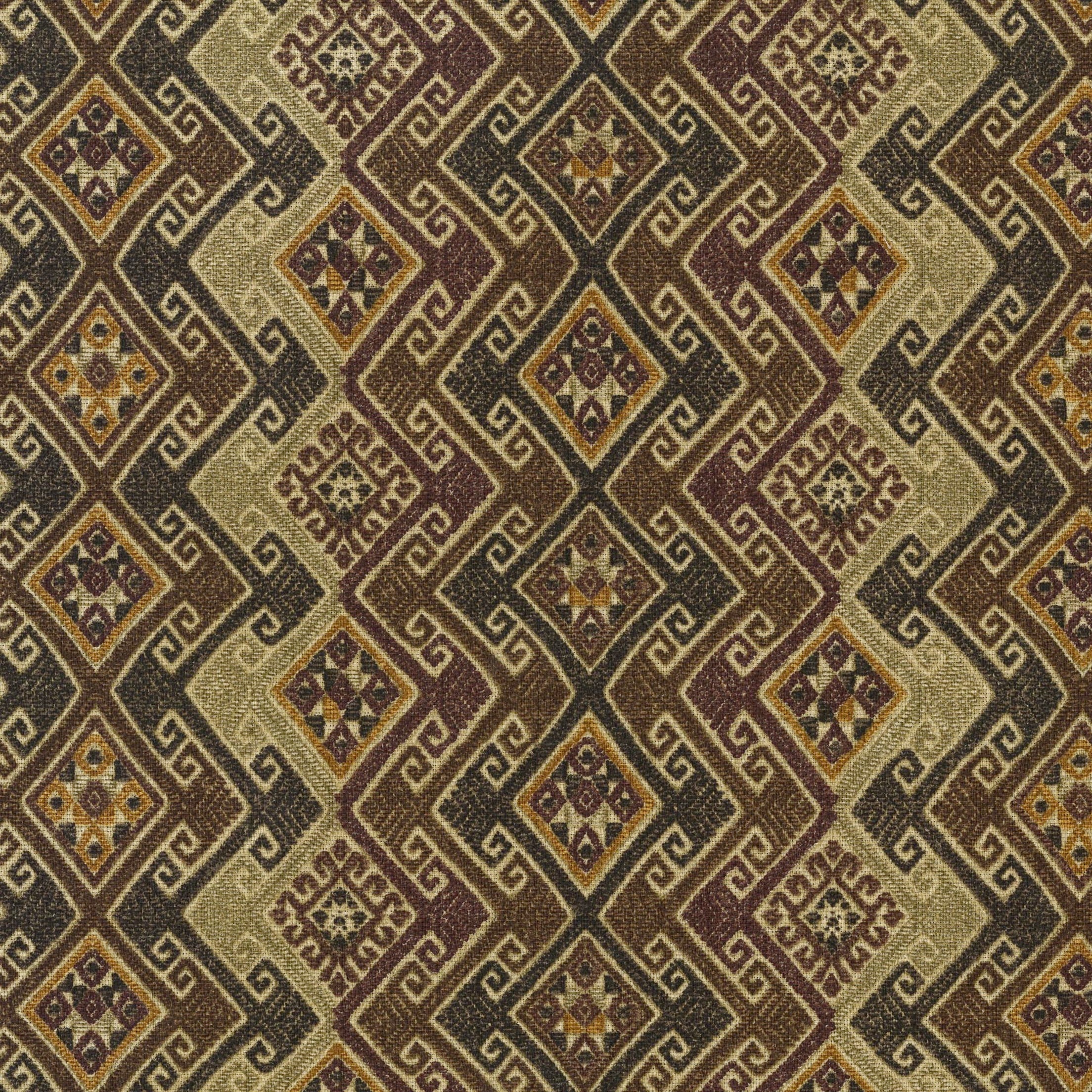 Greenhouse Fabrics S6228 French Roast upholstery fabric in Roast color, ideal for interior decor and furniture upholstery projects.