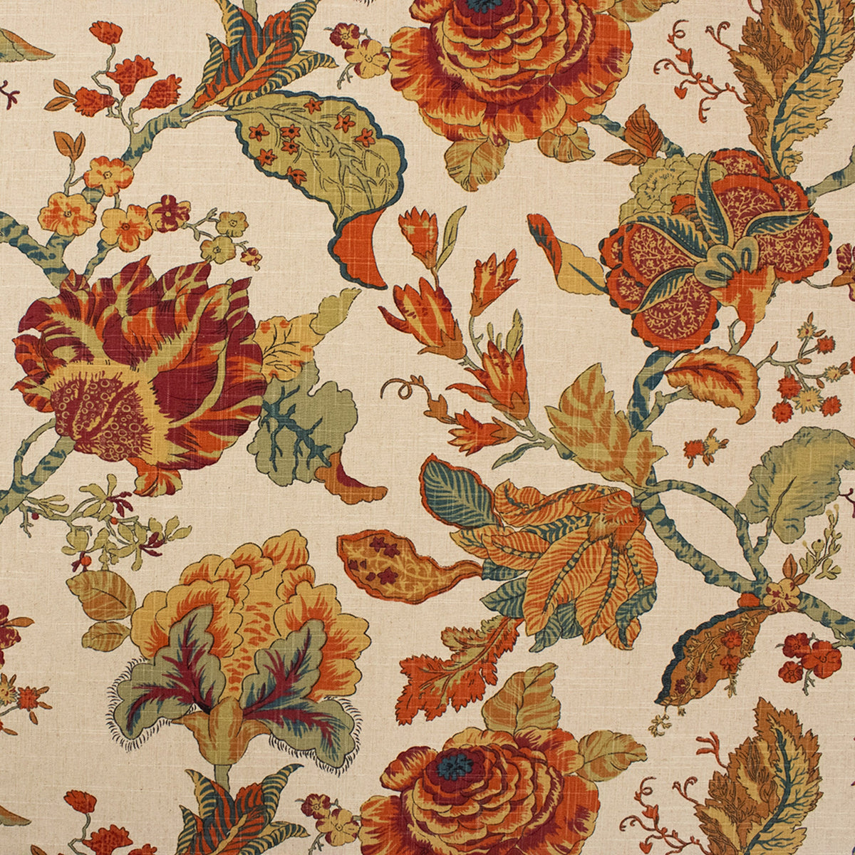 Close-up of Greenhouse Fabrics fabric, perfect for upholstery and home projects.