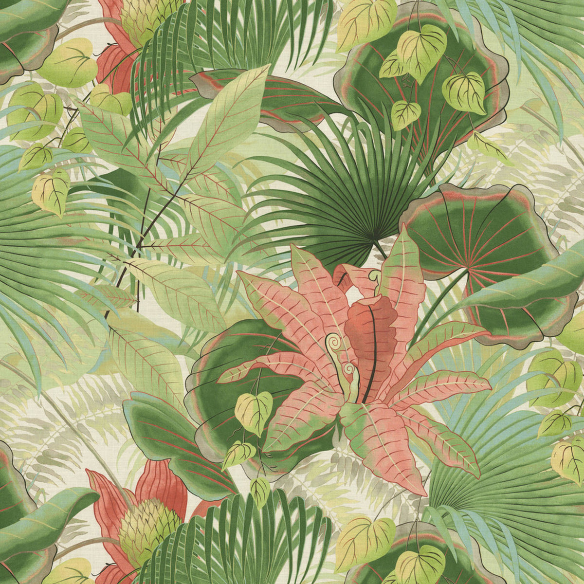 Close-up of Greenhouse Fabrics fabric, perfect for upholstery and home projects.
