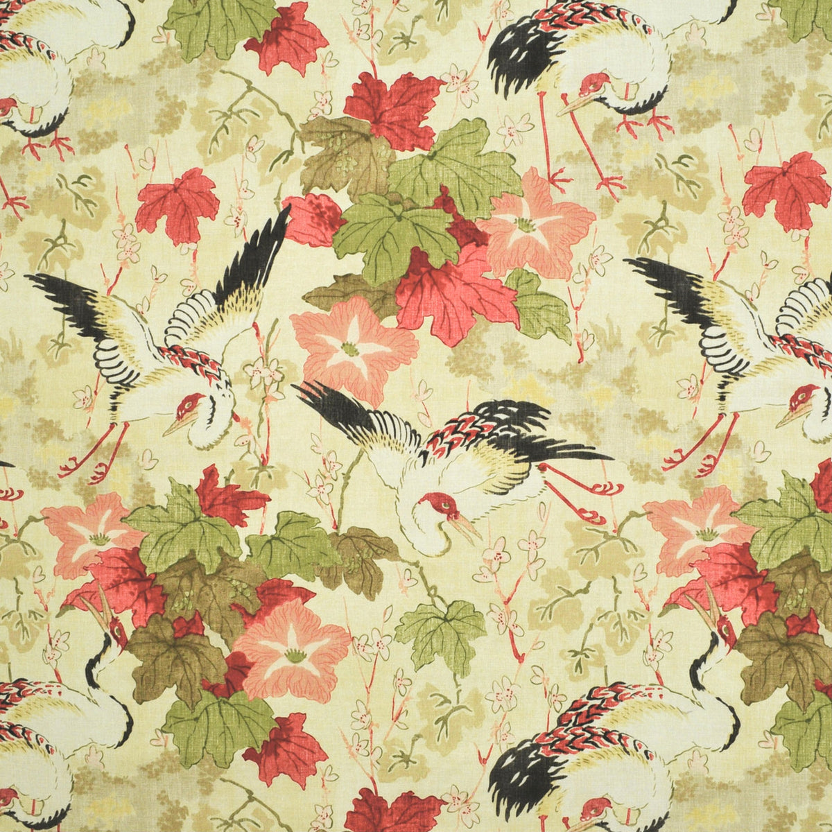 Artistic presentation of Greenhouse Fabrics fabric suited for various interior styles.