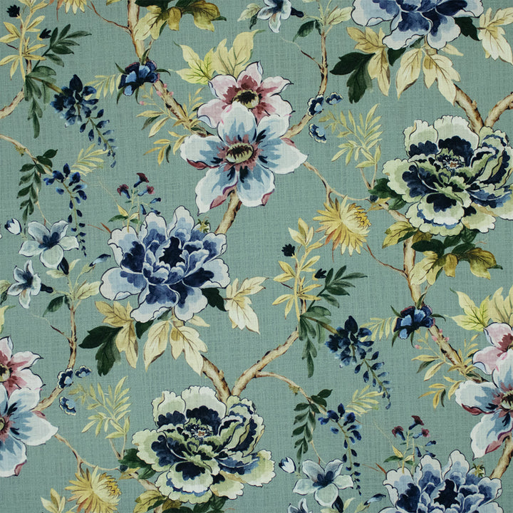 Greenhouse Fabrics S7170 Mist teal multipurpose fabric swatch