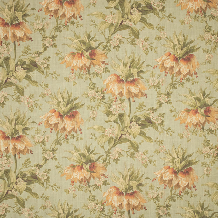 Greenhouse Fabrics S7185 Seaspray orange multipurpose fabric swatch