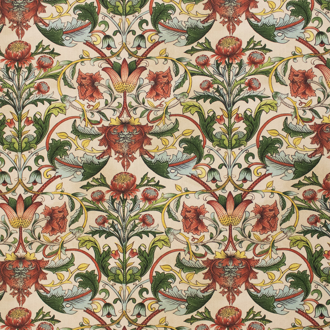 Greenhouse Fabrics S7205 Antique red multipurpose fabric swatch
