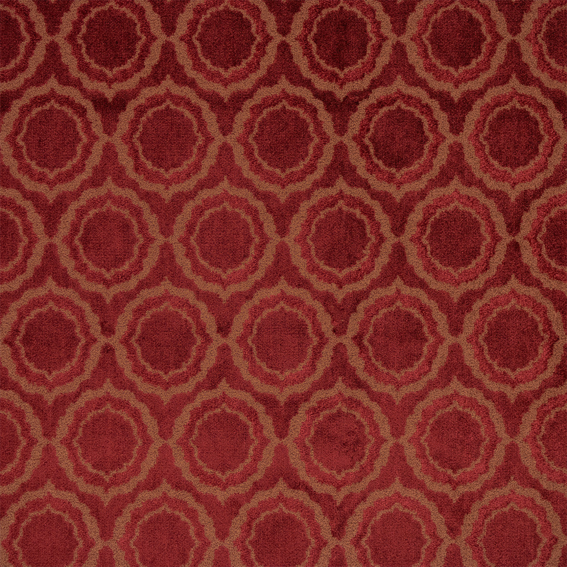 Greenhouse Fabrics S7207 Cranberry red multipurpose fabric swatch