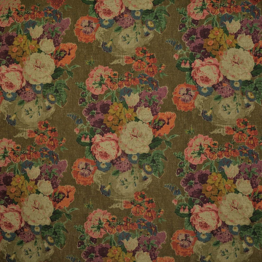Greenhouse Fabrics S7216 Document brown multipurpose fabric swatch