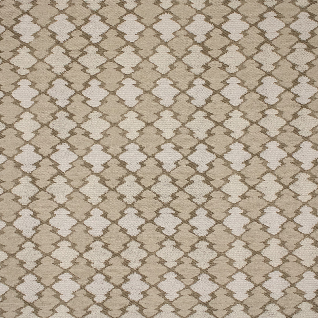 Greenhouse Fabrics S7233 Bone white upholstery fabric swatch