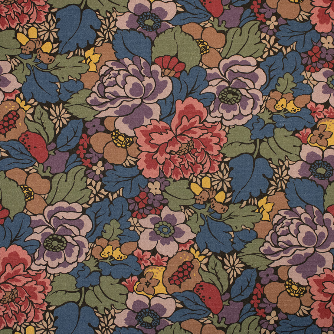 Greenhouse Fabrics S7281 Teal purple multipurpose fabric swatch