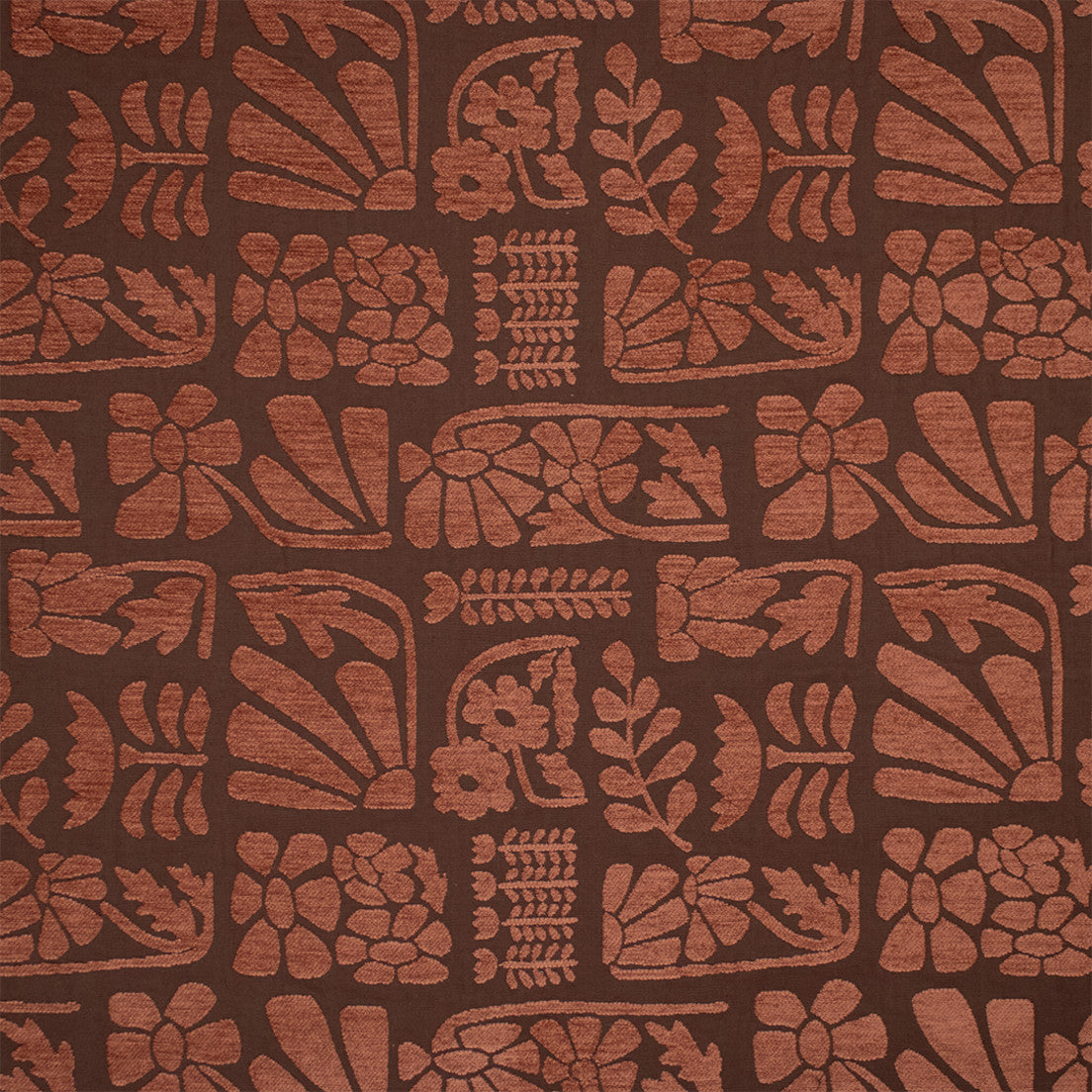 Greenhouse Fabrics S7286 Hibiscus pink upholstery fabric swatch