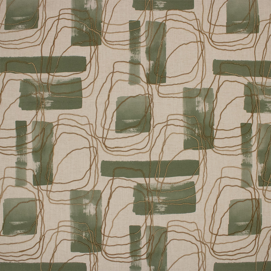 Greenhouse Fabrics S7303 Juniper green multipurpose fabric swatch