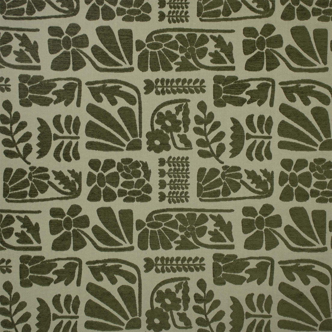 Greenhouse Fabrics S7306 Emerald green upholstery fabric swatch