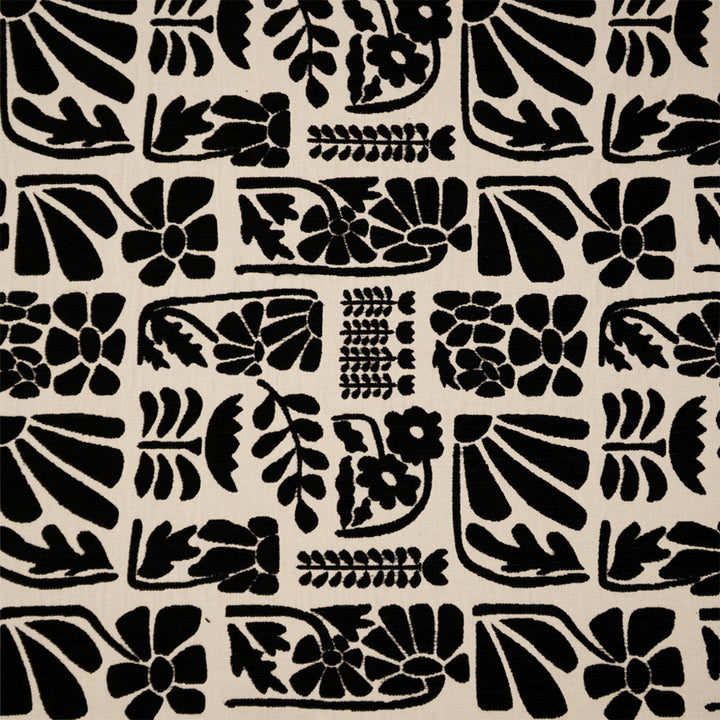 Greenhouse Fabrics S7313 Domino white upholstery fabric swatch