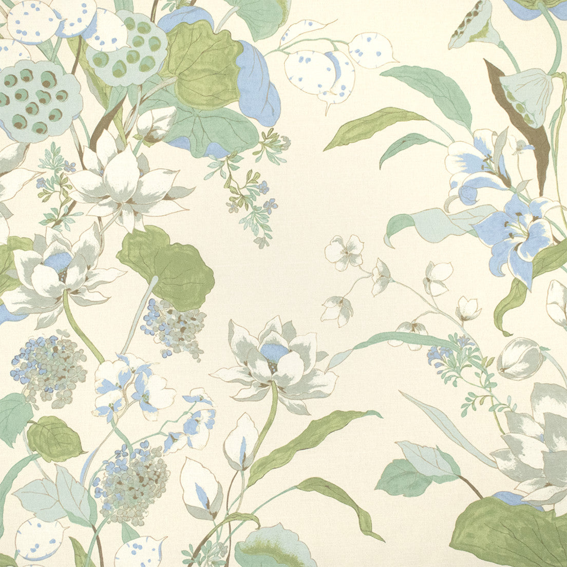 Greenhouse Fabrics S7317 Spa white multipurpose fabric swatch