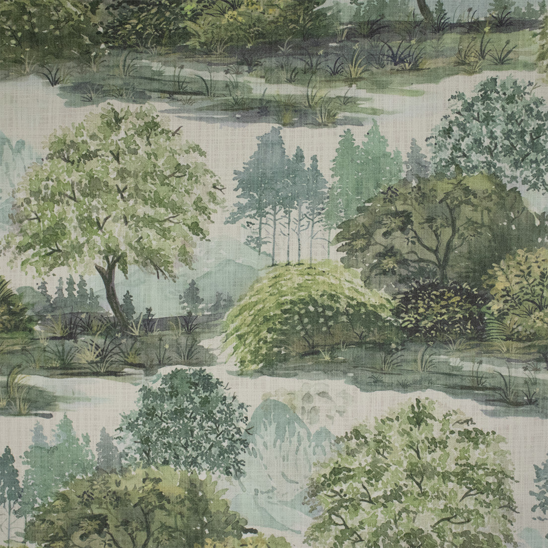 Greenhouse Fabrics S7318 Mist green multipurpose fabric swatch