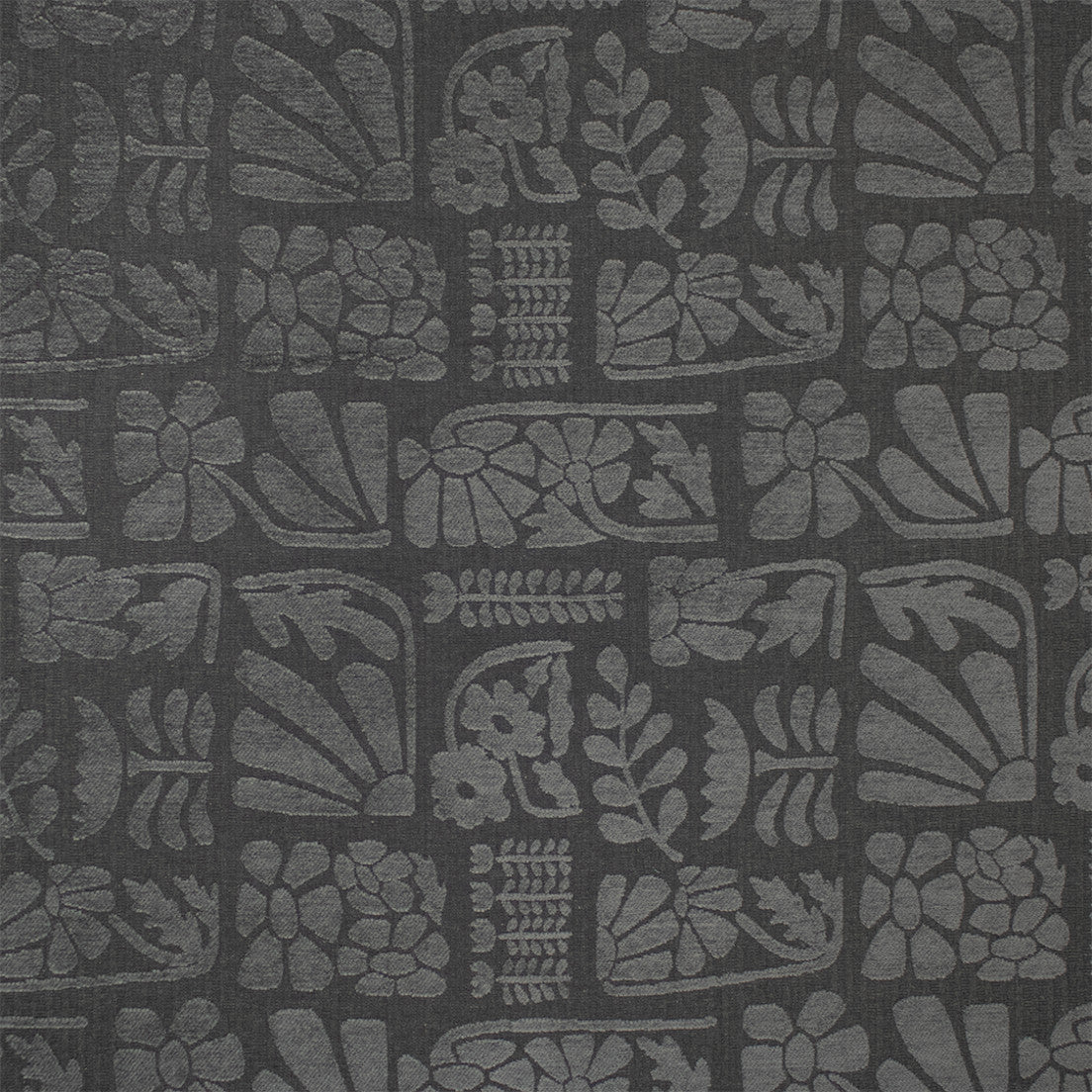 Greenhouse Fabrics S7339 Charcoal gray upholstery fabric swatch