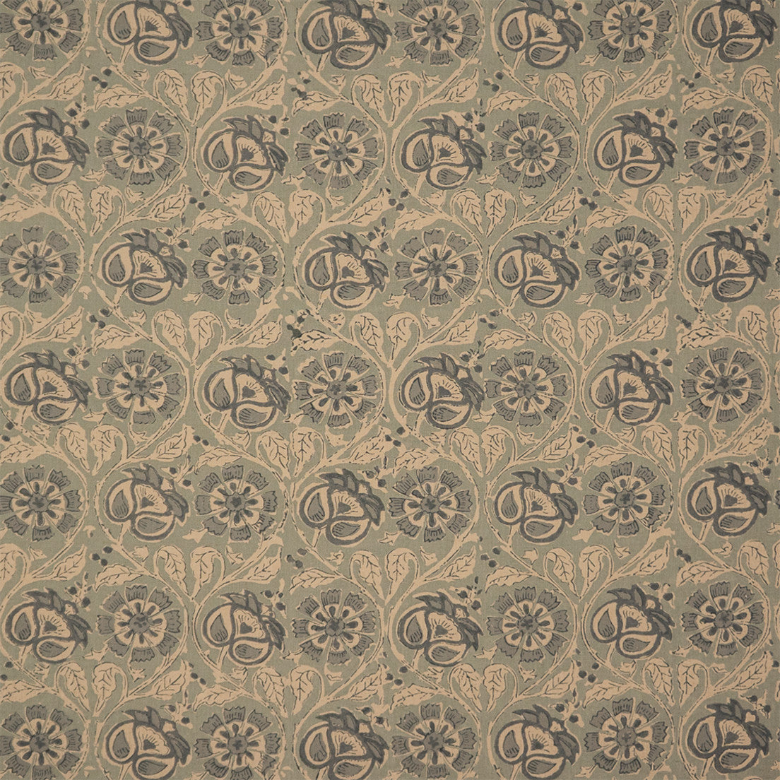 Greenhouse Fabrics S7369 Stone blue multipurpose fabric swatch