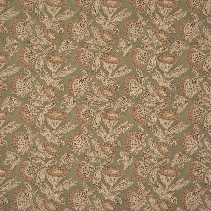Greenhouse Fabrics S7374 Umber green multipurpose fabric swatch