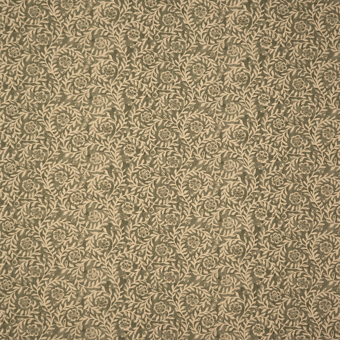 Greenhouse Fabrics S7375 Feldgrau green multipurpose fabric swatch