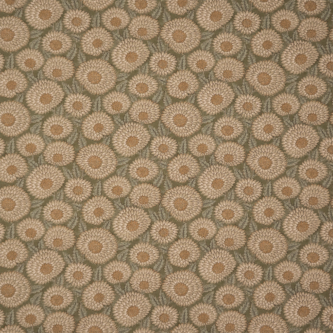 Greenhouse Fabrics S7377 Sea Star green multipurpose fabric swatch