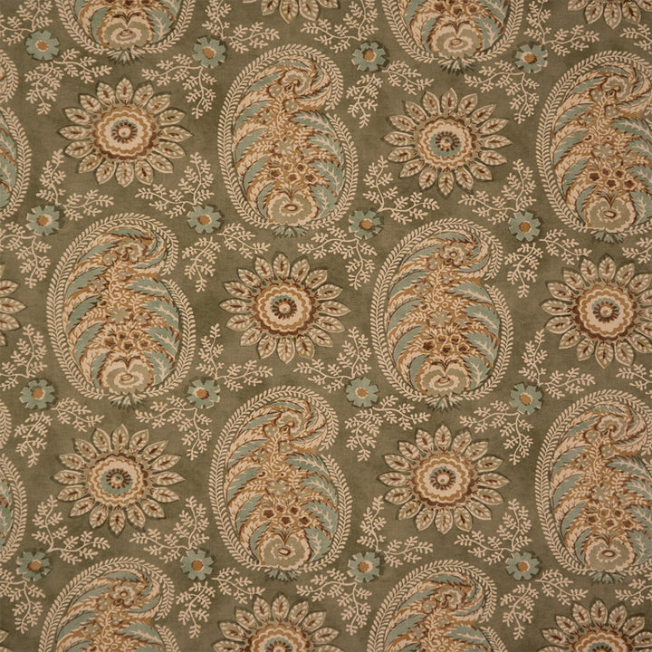 Greenhouse Fabrics S7378 Wythe green multipurpose fabric swatch