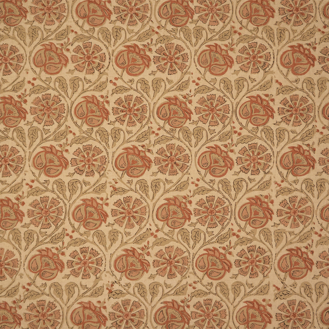 Greenhouse Fabrics S7382 Henna orange multipurpose fabric swatch