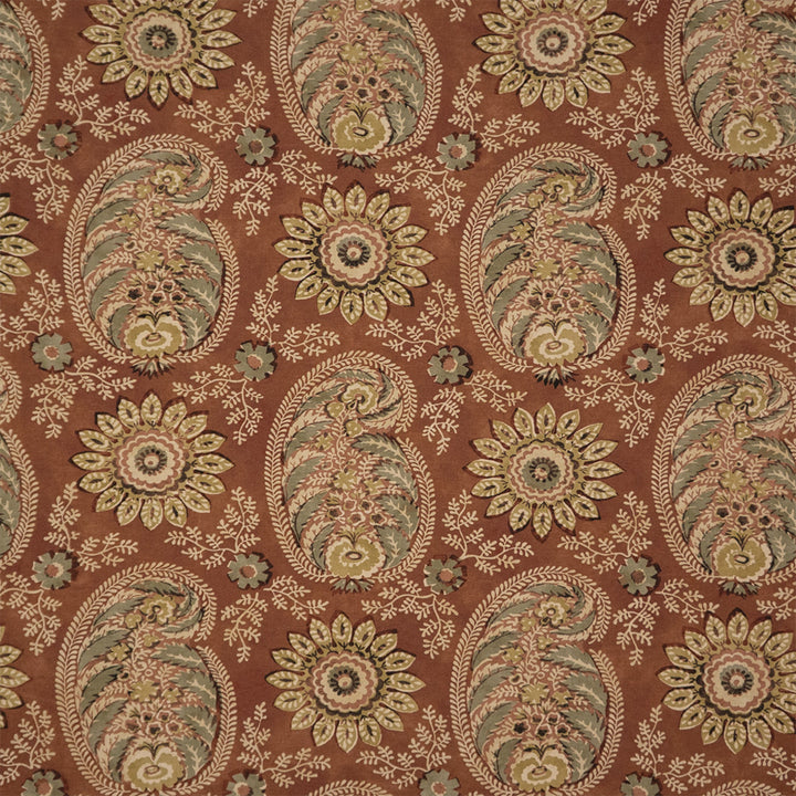 Greenhouse Fabrics S7392 Cedar red multipurpose fabric swatch