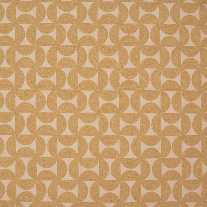 Greenhouse Fabrics S7417 Gold white multipurpose fabric swatch