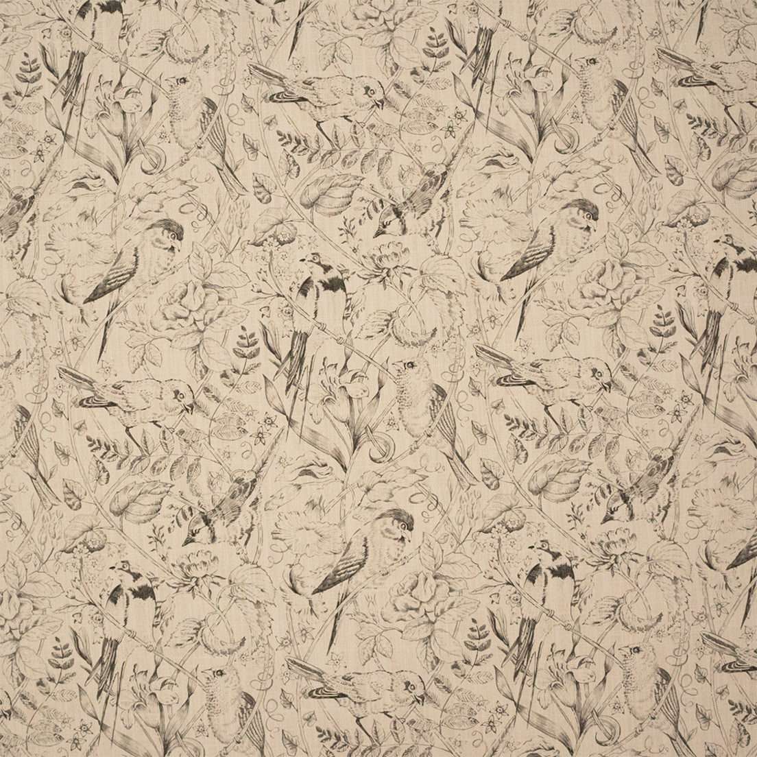 Greenhouse Fabrics S7434 Gris Cendre white multipurpose fabric swatch