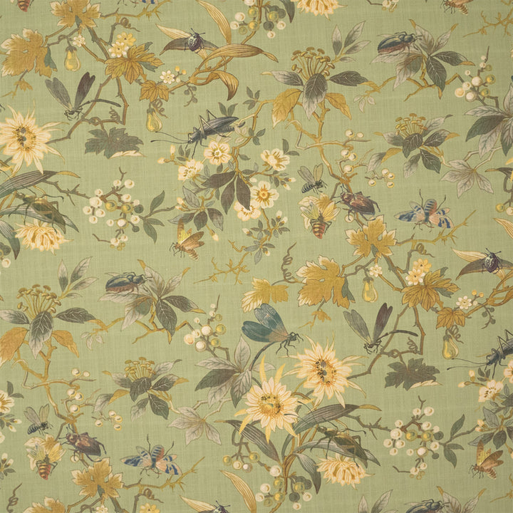Greenhouse Fabrics S7451 Lichen Like green multipurpose fabric swatch