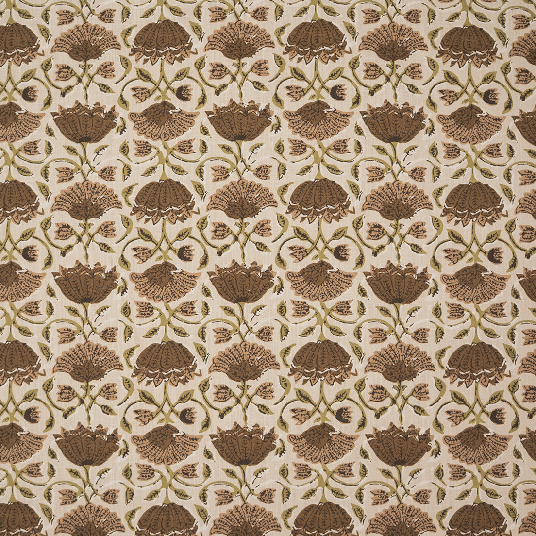 Greenhouse Fabrics S7463 Coriander brown multipurpose fabric swatch