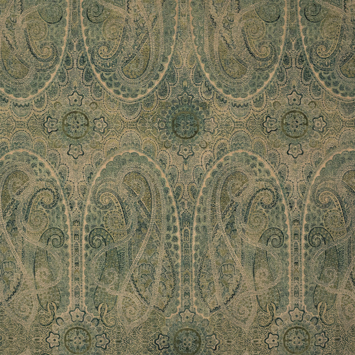 Greenhouse Fabrics S7476 Juniper teal multipurpose fabric swatch