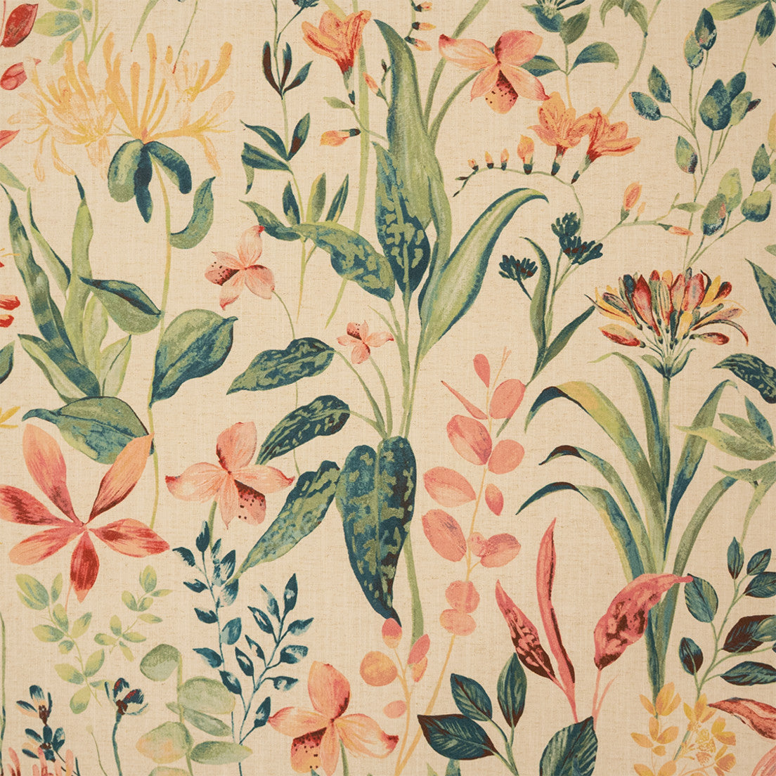 Greenhouse Fabrics S7499 Natural green multipurpose fabric swatch