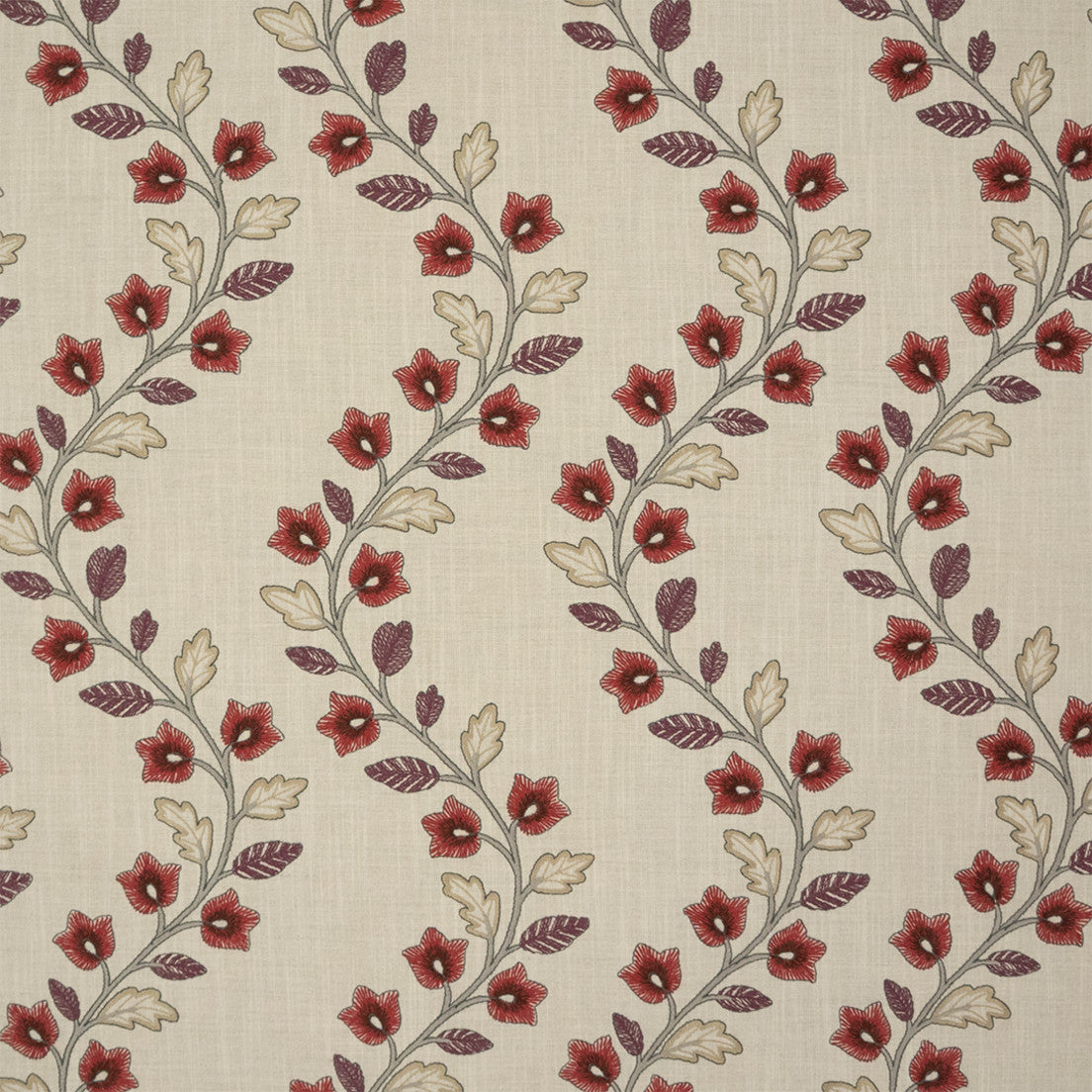 Greenhouse Fabrics S7521 Plum red multipurpose fabric swatch