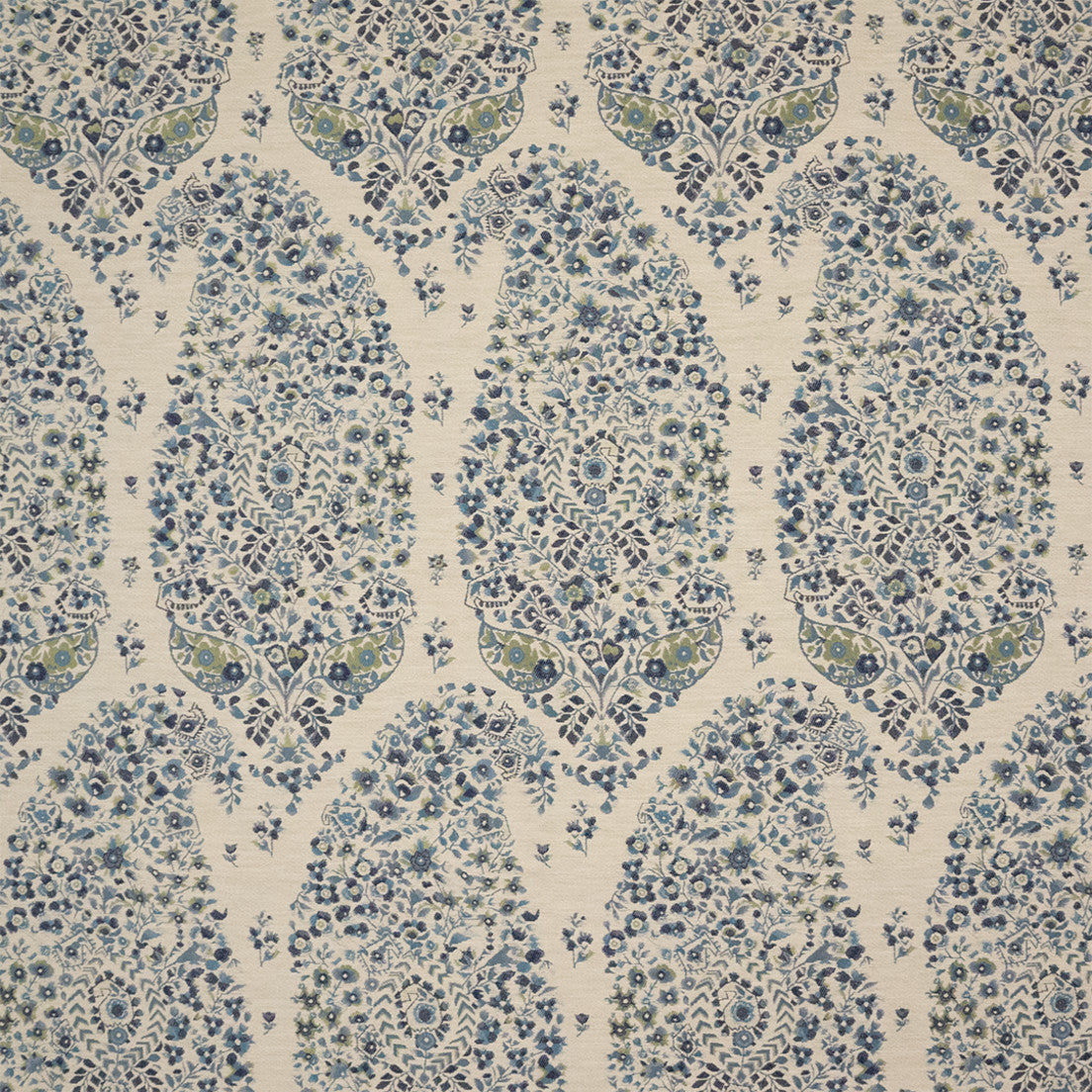 Greenhouse Fabrics S7559 Porcelain blue multipurpose fabric swatch
