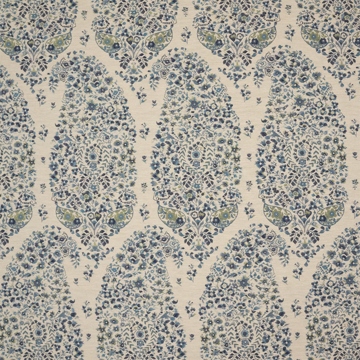 Greenhouse Fabrics S7559 Porcelain blue multipurpose fabric swatch