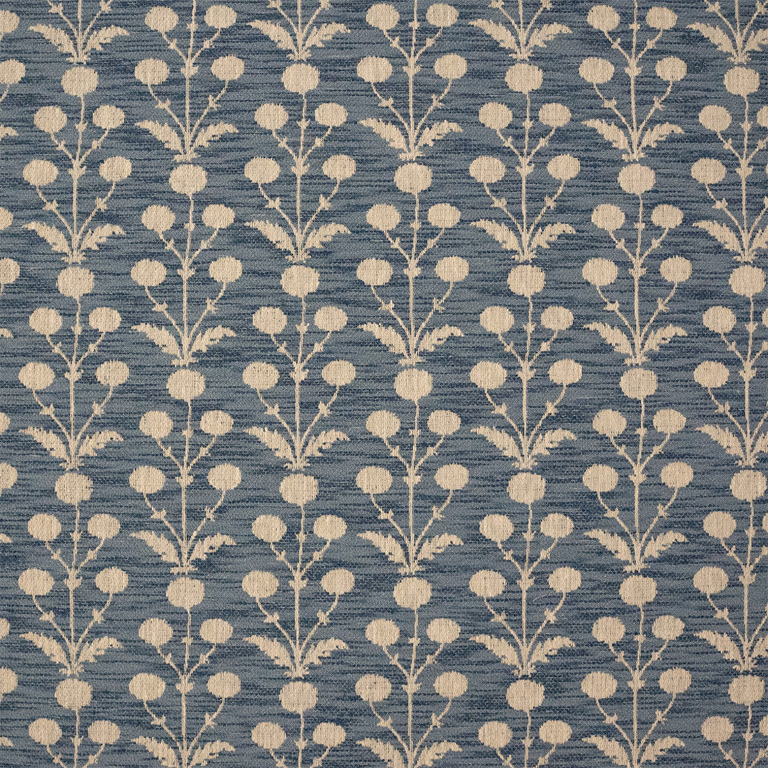 Greenhouse Fabrics S7577 Indigo blue multipurpose fabric swatch