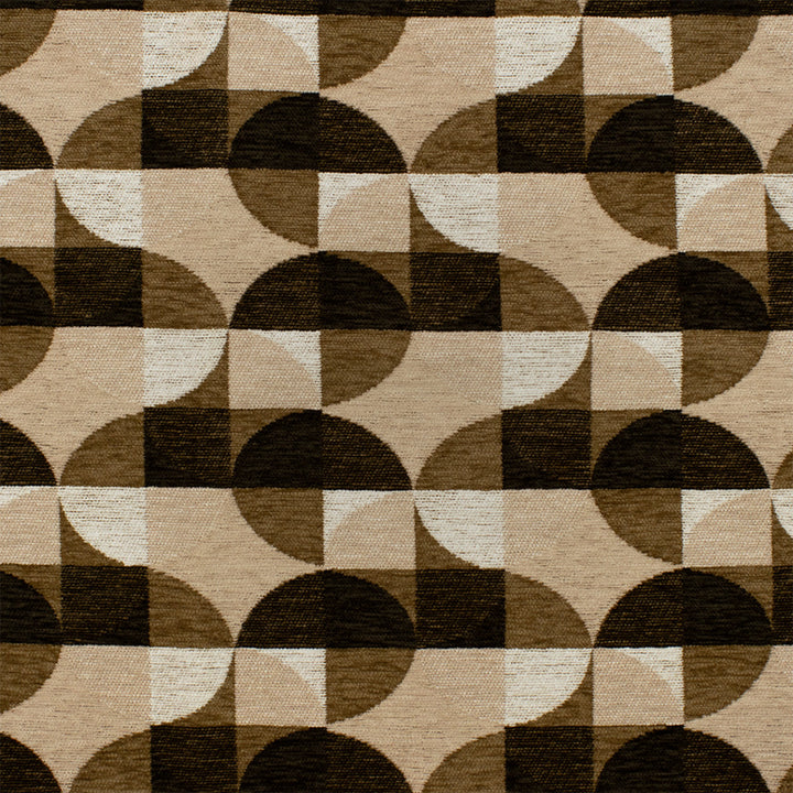 Greenhouse Fabrics S7636 Terra brown upholstery fabric swatch