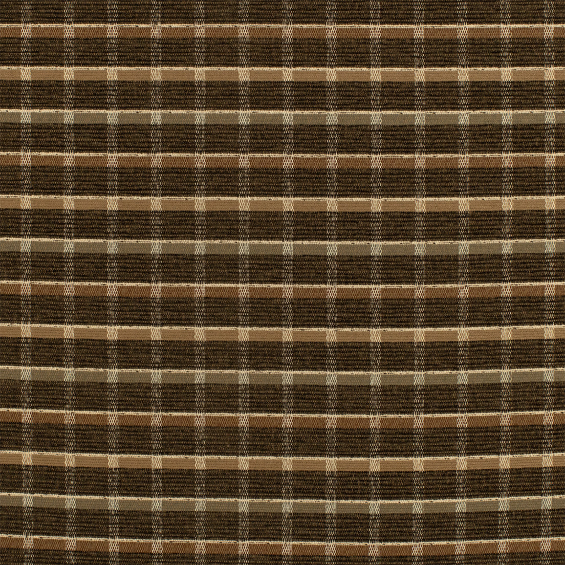 Greenhouse Fabrics S7640 Coffee neutral upholstery fabric swatch