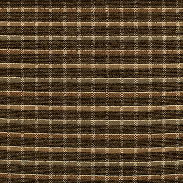 Greenhouse Fabrics S7640 Coffee neutral upholstery fabric swatch