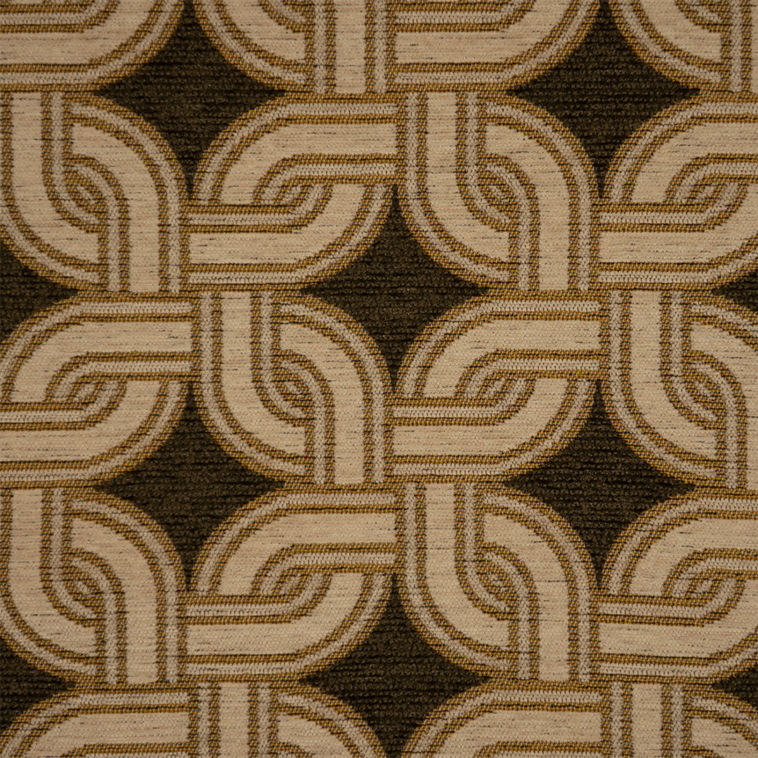 Greenhouse Fabrics S7641 Cocoa neutral upholstery fabric swatch