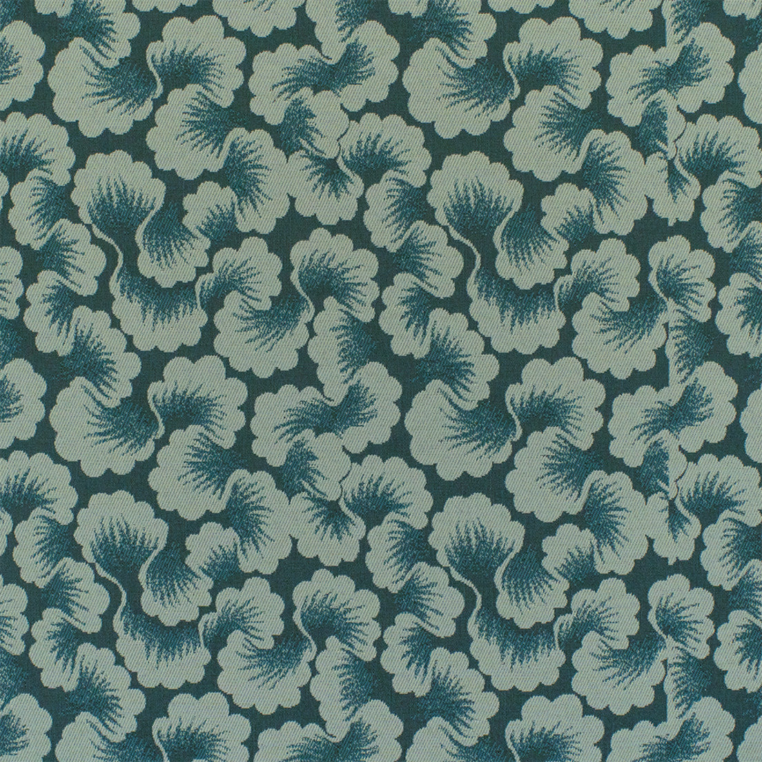 Greenhouse Fabrics S7667 Teal blue upholstery fabric swatch