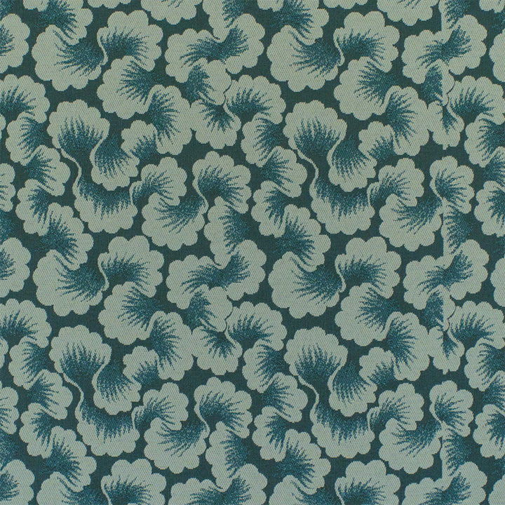 Greenhouse Fabrics S7667 Teal blue upholstery fabric swatch