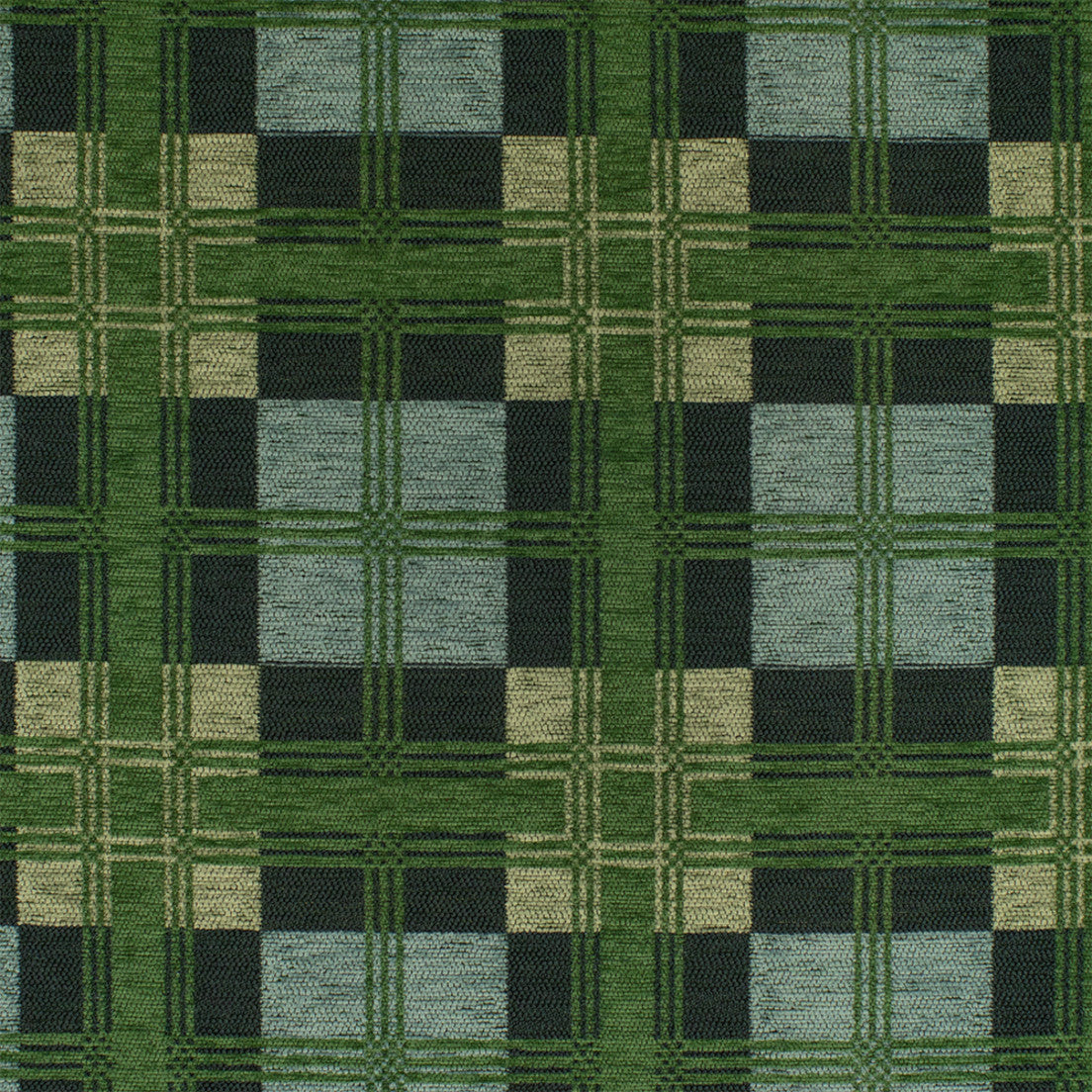 Greenhouse Fabrics S7672 Sailor green upholstery fabric swatch