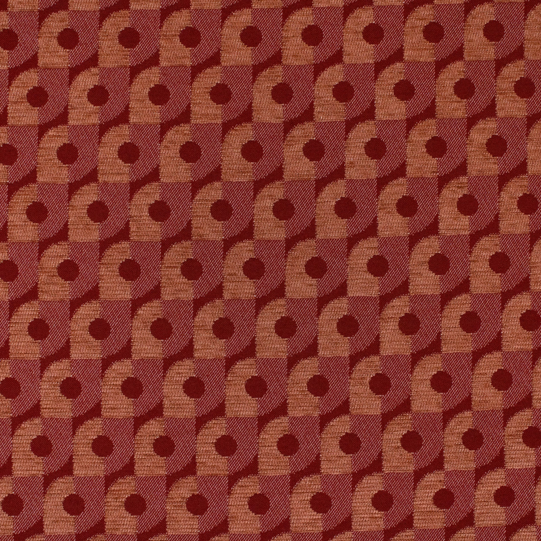 Greenhouse Fabrics S7714 Cranberry red contract fabric swatch