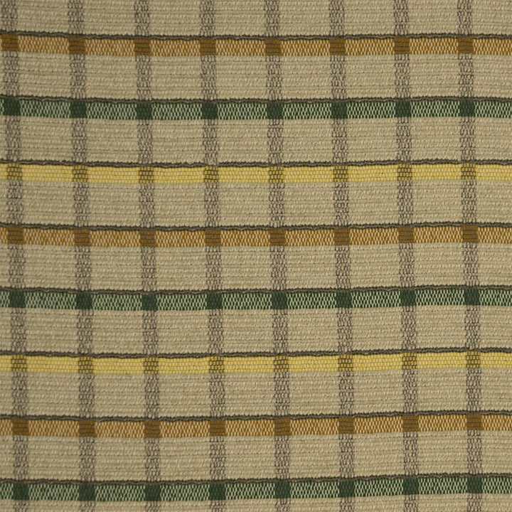 Greenhouse Fabrics S7755 Moss orange upholstery fabric swatch