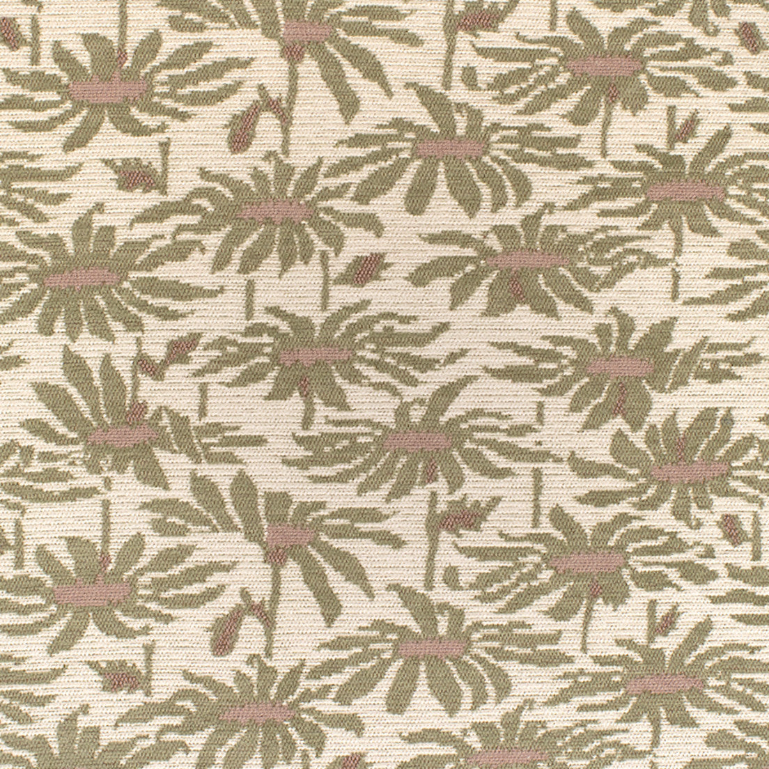 Greenhouse Fabrics S7756 Laurel white upholstery fabric swatch