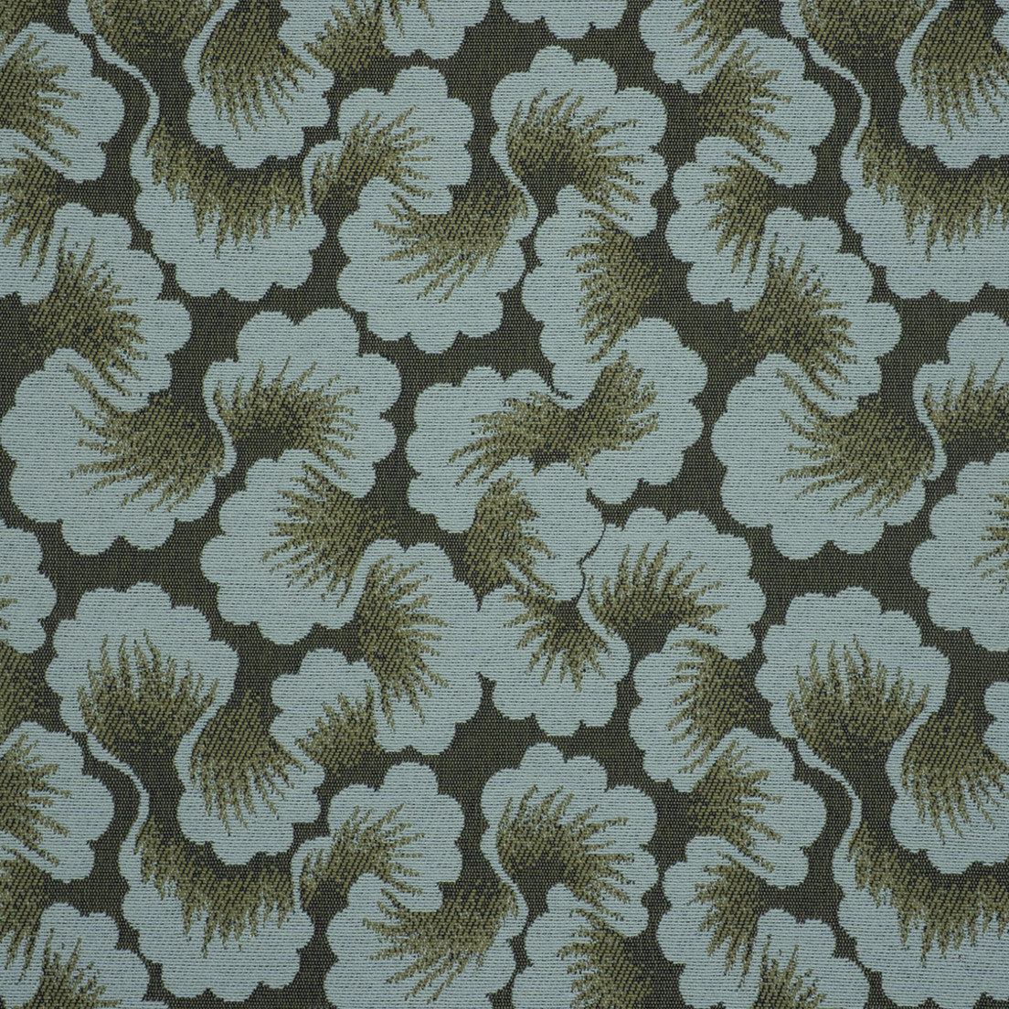 Greenhouse Fabrics S7765 Deep Sea green upholstery fabric swatch